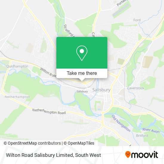 Wilton Road Salisbury Limited map