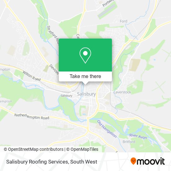 Salisbury Roofing Services map