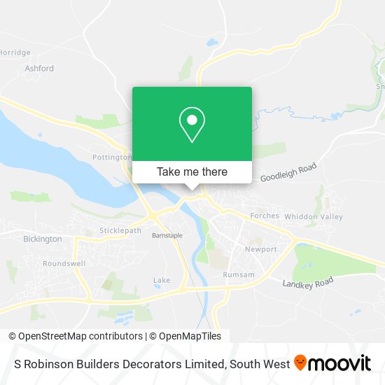 S Robinson Builders Decorators Limited map