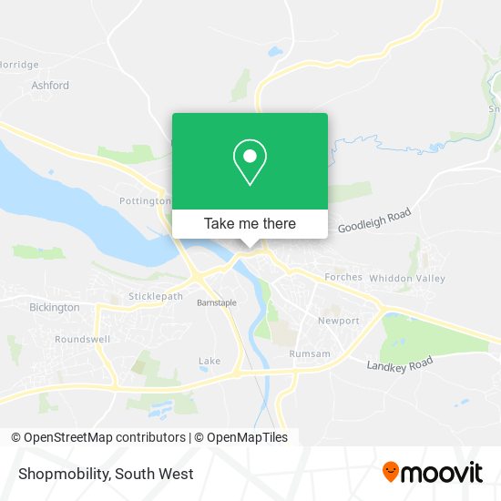 Shopmobility map