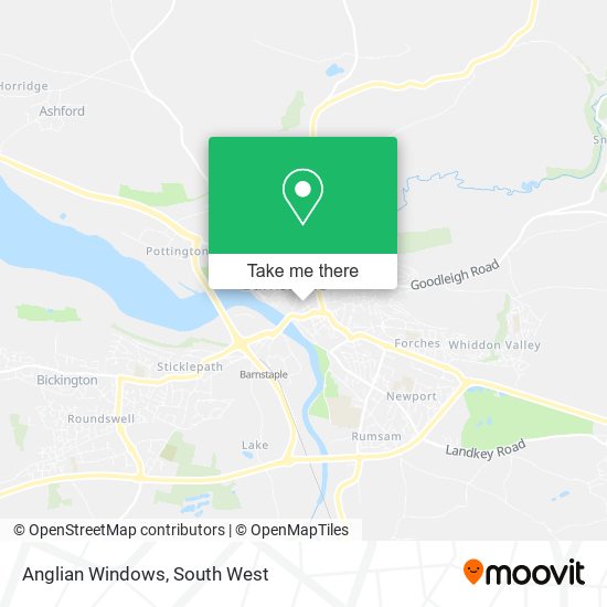 Anglian Windows map