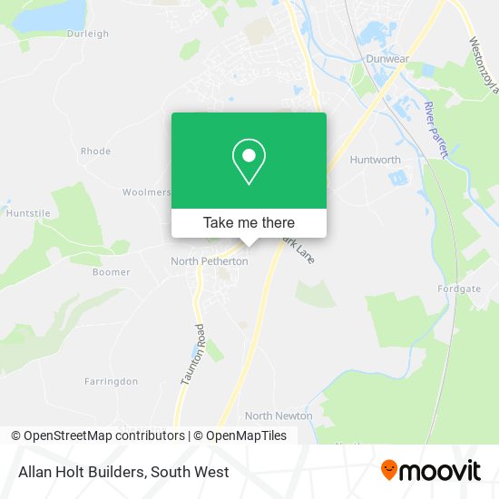 Allan Holt Builders map