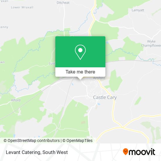 Levant Catering map