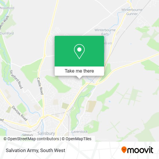 Salvation Army map