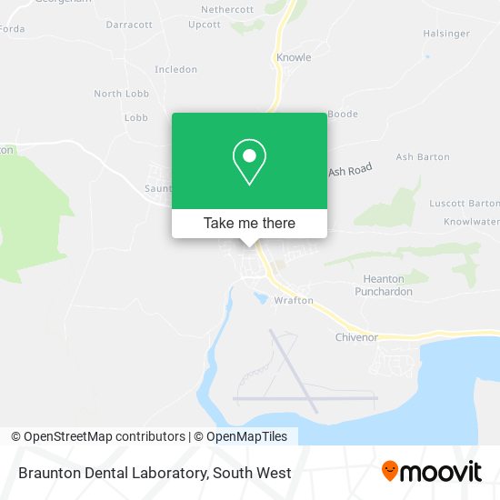 Braunton Dental Laboratory map