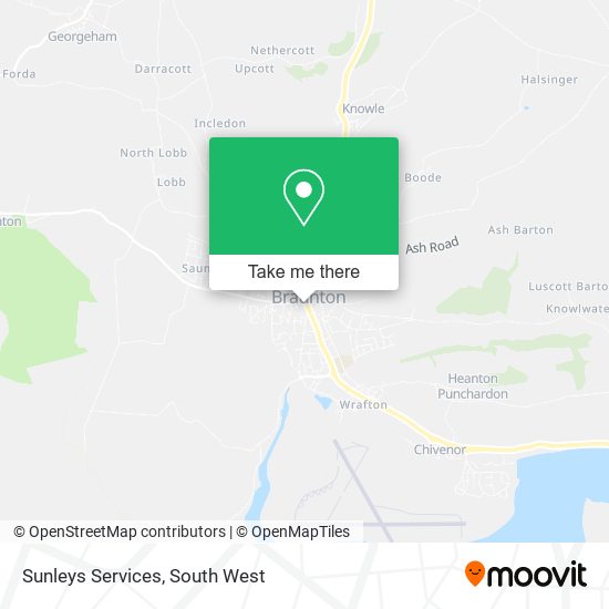 Sunleys Services map