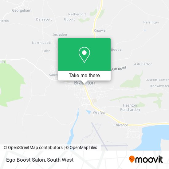 Ego Boost Salon map