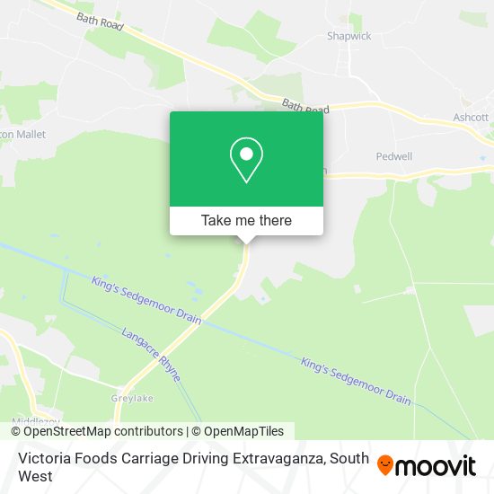 Victoria Foods Carriage Driving Extravaganza map