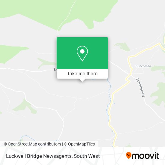 Luckwell Bridge Newsagents map