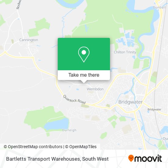 Bartletts Transport Warehouses map