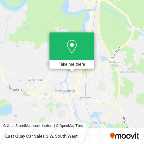 East Quay Car Sales S W map