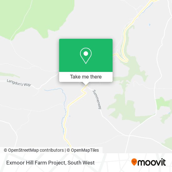 Exmoor Hill Farm Project map
