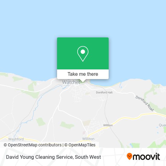 David Young Cleaning Service map