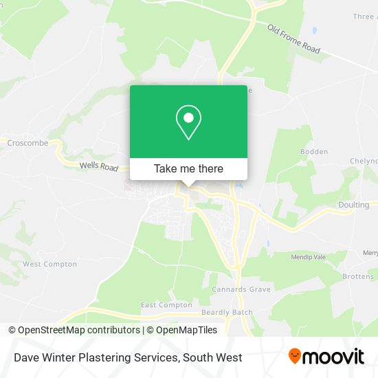 Dave Winter Plastering Services map