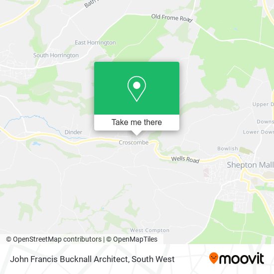 John Francis Bucknall Architect map