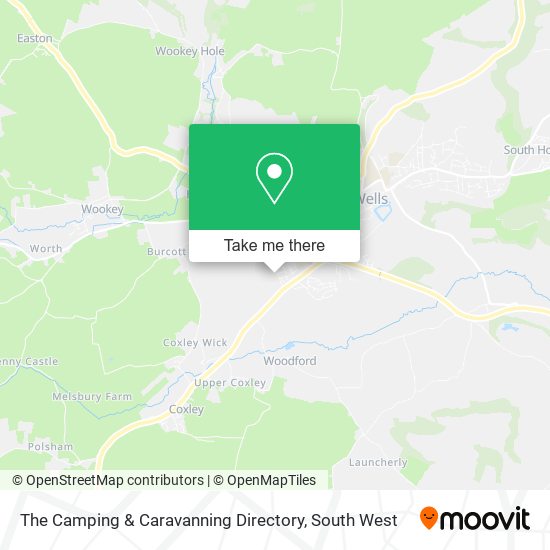 The Camping & Caravanning Directory map