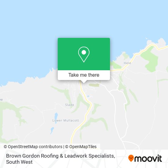 Brown Gordon Roofing & Leadwork Specialists map
