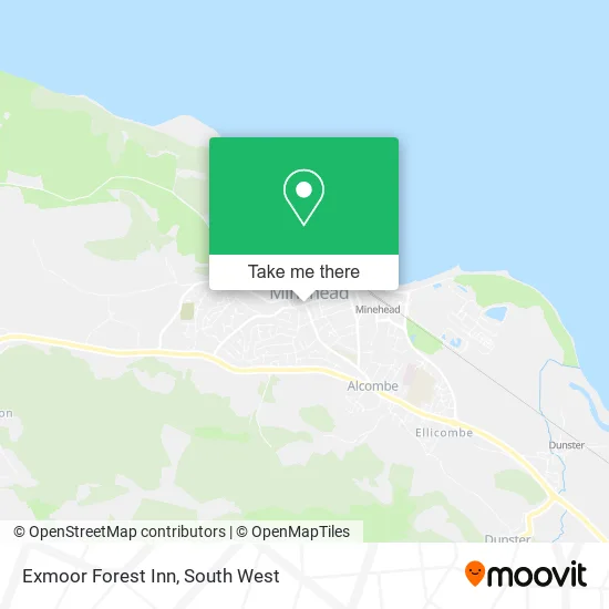 Exmoor Forest Inn map