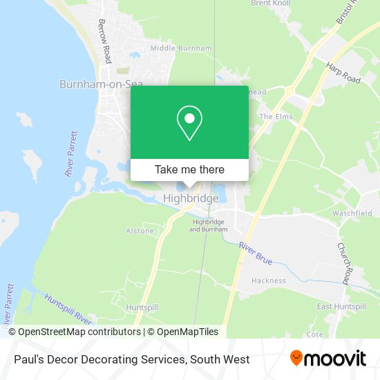 Paul's Decor Decorating Services map