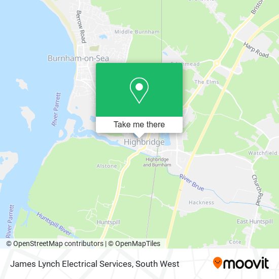James Lynch Electrical Services map