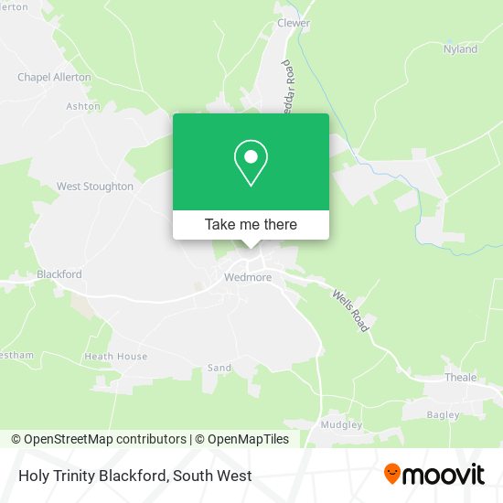 Holy Trinity Blackford map