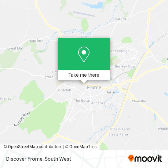 Discover Frome map