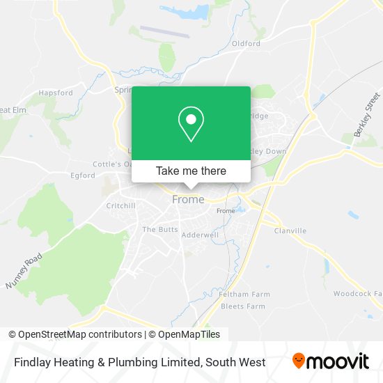 Findlay Heating & Plumbing Limited map