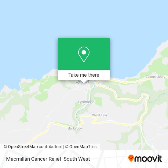 Macmillan Cancer Relief map
