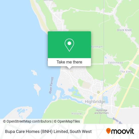 Bupa Care Homes (BNH) Limited map