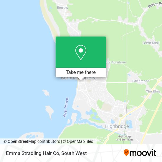 Emma Stradling Hair Co map