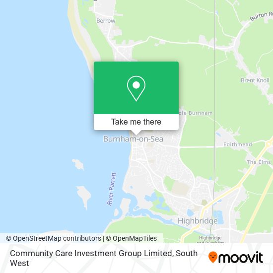 Community Care Investment Group Limited map