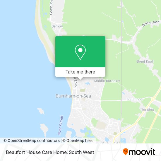 Beaufort House Care Home map