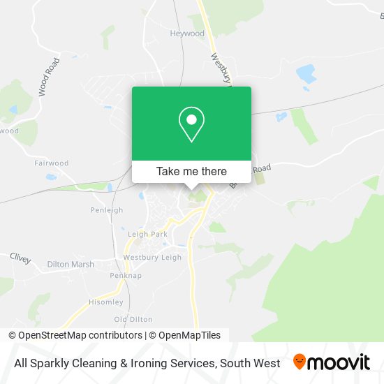 All Sparkly Cleaning & Ironing Services map