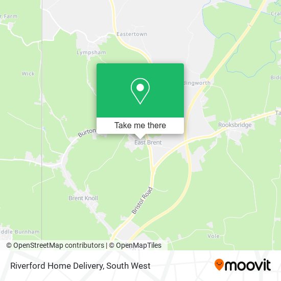 Riverford Home Delivery map