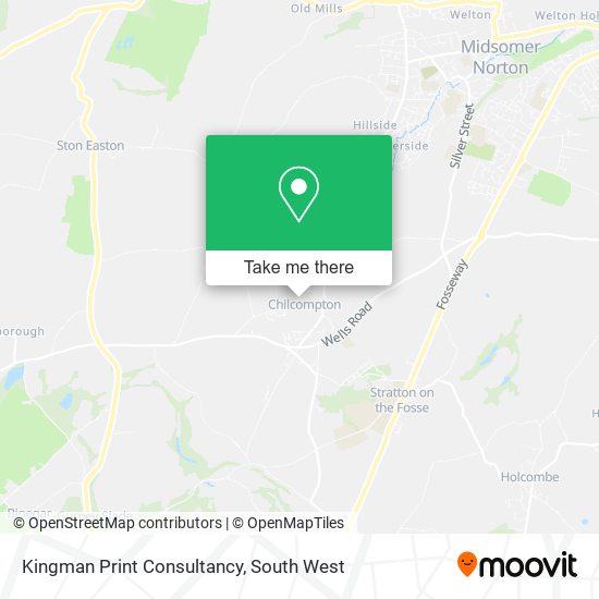 Kingman Print Consultancy map