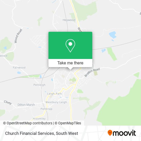 Church Financial Services map