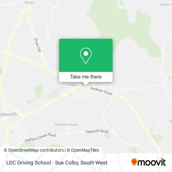 LDC Driving School - Sue Colby map