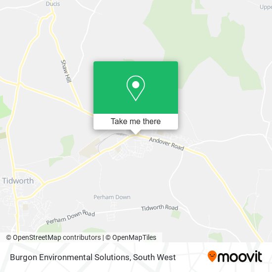 Burgon Environmental Solutions map