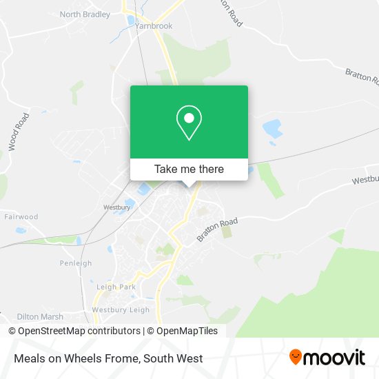 Meals on Wheels Frome map