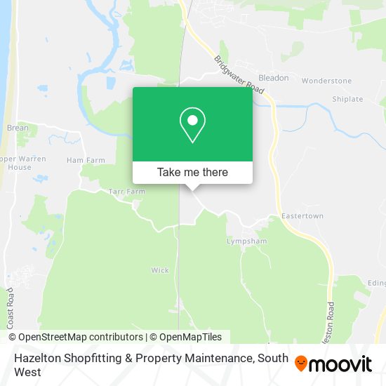 Hazelton Shopfitting & Property Maintenance map