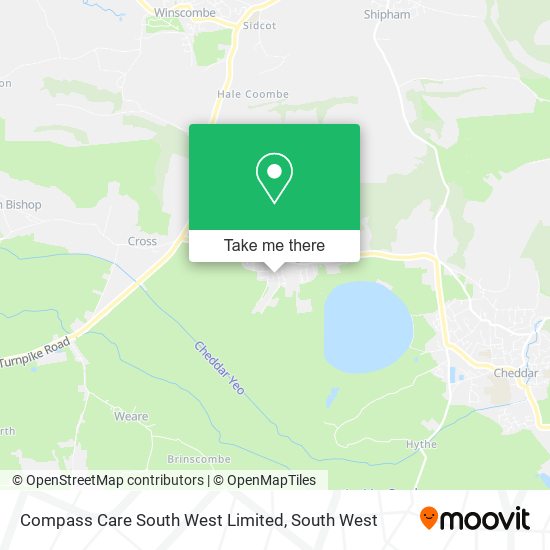 Compass Care South West Limited map
