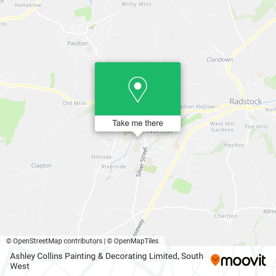 Ashley Collins Painting & Decorating Limited map