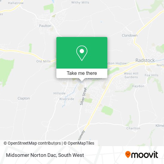 Midsomer Norton Dac map