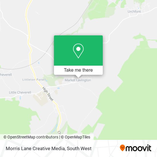 Morris Lane Creative Media map