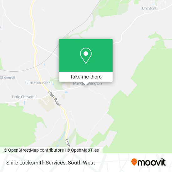 Shire Locksmith Services map