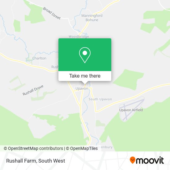 Rushall Farm map