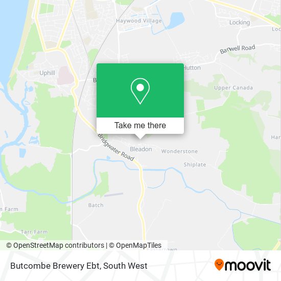 Butcombe Brewery Ebt map
