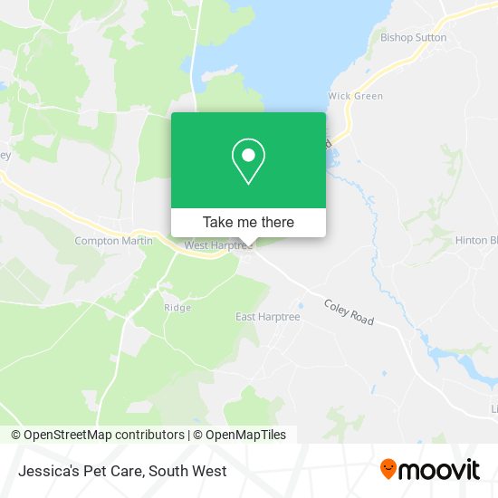 Jessica's Pet Care map
