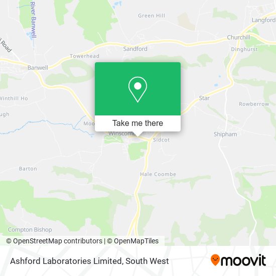 Ashford Laboratories Limited map