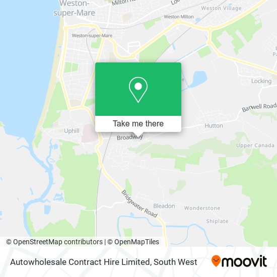 Autowholesale Contract Hire Limited map